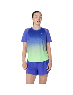 Asics road fade ss top 2012d420-400 niebieskie l