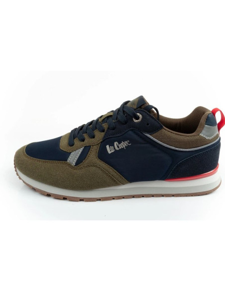 Lee cooper buty sportowe sneakersy męskie modne wygodne wytrzymałe granatowe khaki
