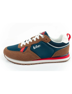 Lee cooper buty sportowe sneakersy męskie modne wygodne wytrzymałe granatowe brązowe 2