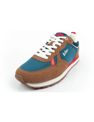 Lee cooper buty sportowe sneakersy męskie modne wygodne wytrzymałe granatowe brązowe