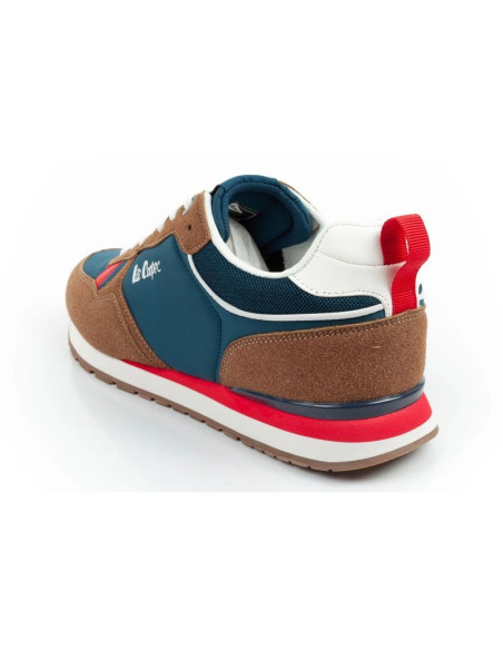 Lee cooper buty sportowe sneakersy męskie modne wygodne wytrzymałe granatowe brązowe