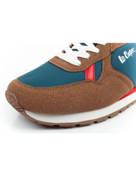 Lee cooper buty sportowe sneakersy męskie modne wygodne wytrzymałe granatowe brązowe