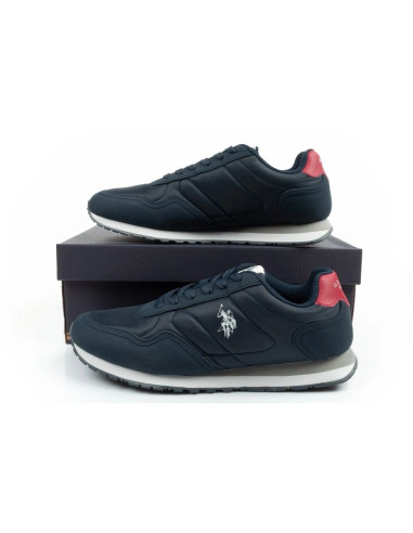 U.s polo assn buty sportowe sneakersy męskie modne wygodne granatowe