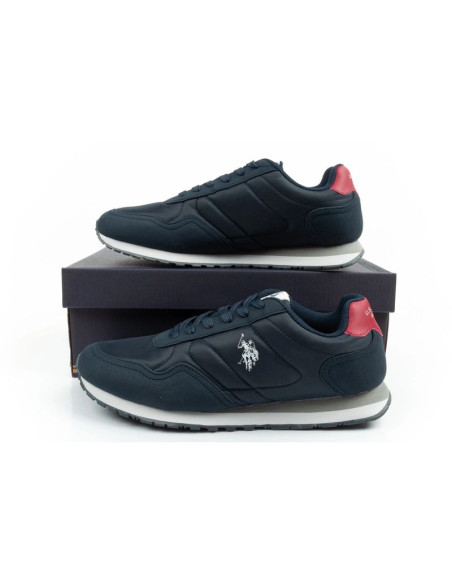 U.s polo assn buty sportowe sneakersy męskie modne wygodne granatowe