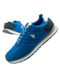 U.s polo assn buty sportowe sneakersy męskie modne wygodne niebieskie