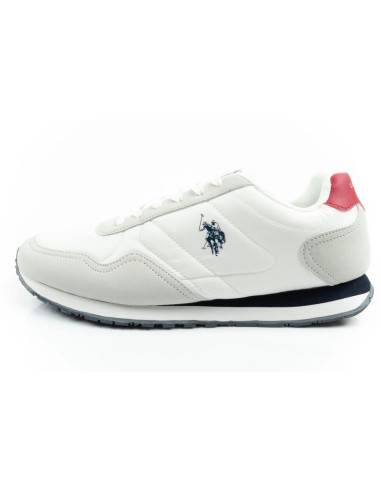 U.s polo assn buty sportowe sneakersy męskie modne wygodne białe