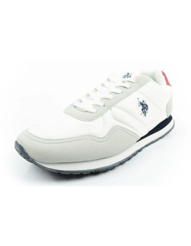 U.s polo assn buty sportowe sneakersy męskie modne wygodne białe