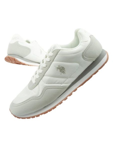 U.s polo assn buty sportowe sneakersy męskie modne wygodne białe