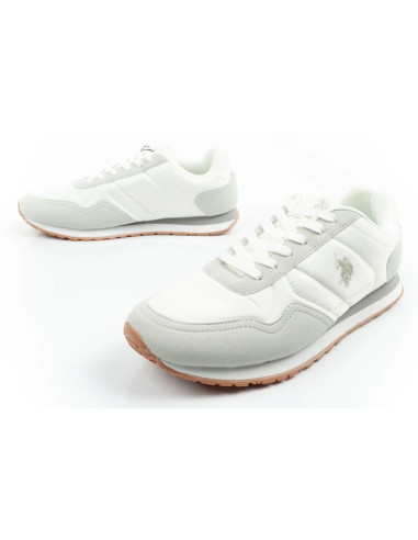 U.s polo assn buty sportowe sneakersy męskie modne wygodne białe