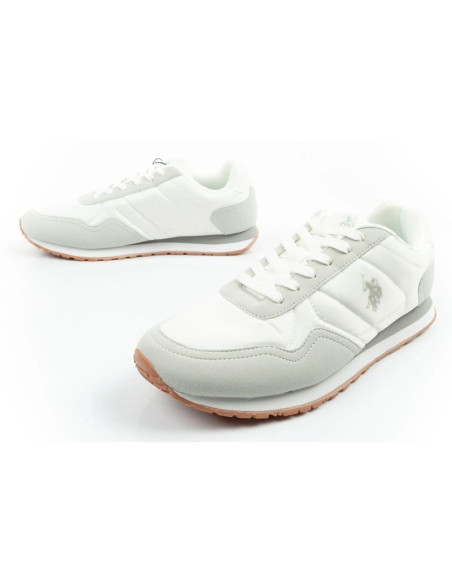 U.s polo assn buty sportowe sneakersy męskie modne wygodne białe