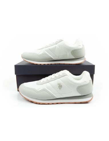U.s polo assn buty sportowe sneakersy męskie modne wygodne białe