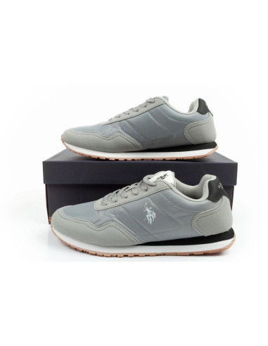U.s polo assn buty sportowe sneakersy męskie modne wygodne szare