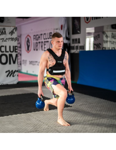 Kor09 kamizelka obciążeniowa regulowana 9kg hms