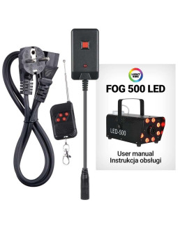 Light4me fog 500 led wytwornica dymu, mgły, na pilota