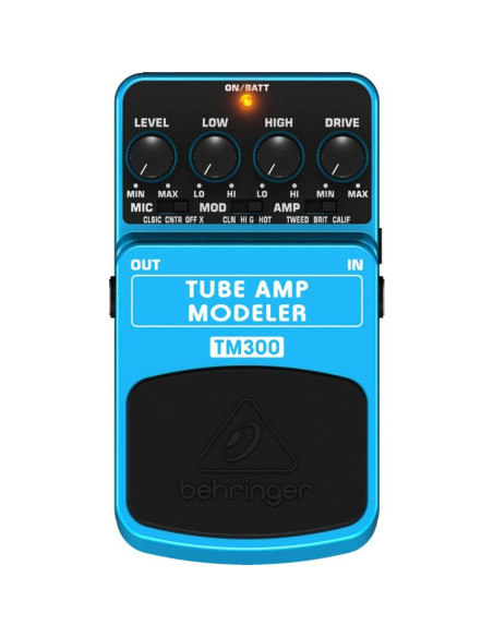 Behringer tm300 pedał z efektami czarny, niebieski