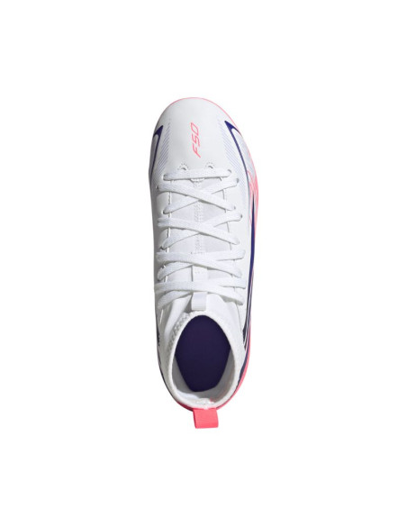 Buty piłkarskie dla dzieci adidas f50 hyperfast club mid fg/mg kj0670