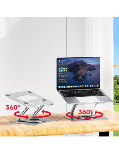 Unitek podstawka pod laptopa regulowana 360° 10-16''