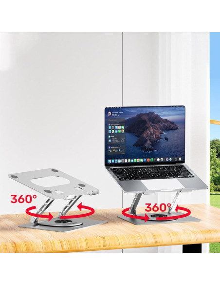 Unitek podstawka pod laptopa regulowana 360° 10-16''