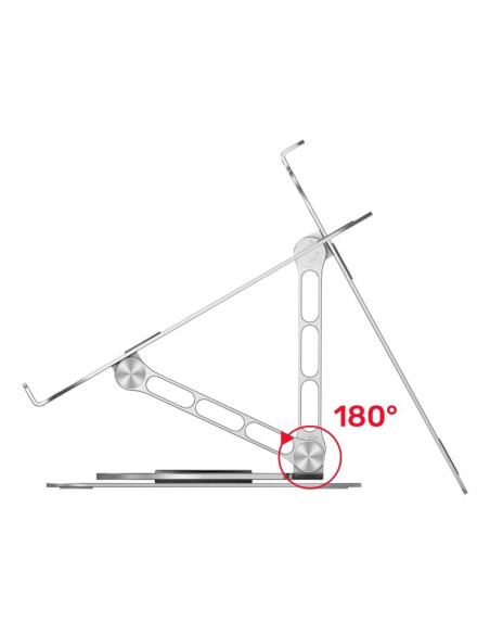 Unitek podstawka pod laptopa regulowana 360° 10-16''