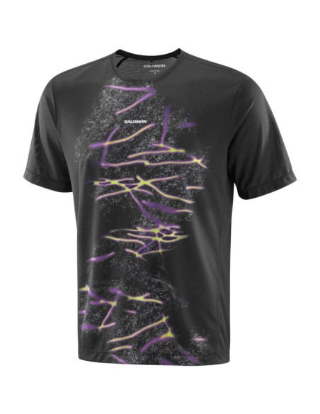 Salomon shkout core graphic tee lc2791700 czarne l