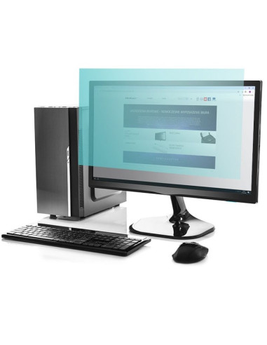 Filtr światła niebieskiego qoltec 51076 24" 16:9 (ochrona wzroku | anti glare | matowy | na monitor)