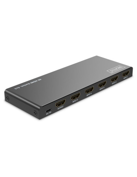Digitus przełącznik 4k hdmi, 5 x 1