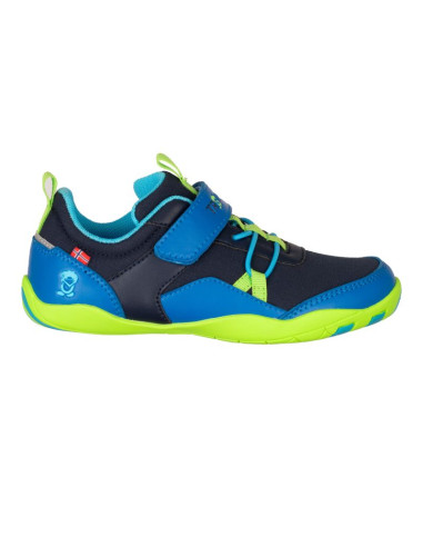 Buty trollkids skaland barefoot hiker marynarski/średni niebieski/zielony żmijowy