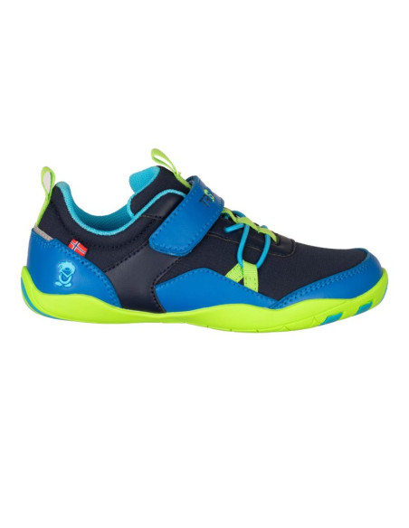 Buty trollkids skaland barefoot hiker marynarski/średni niebieski/zielony żmijowy