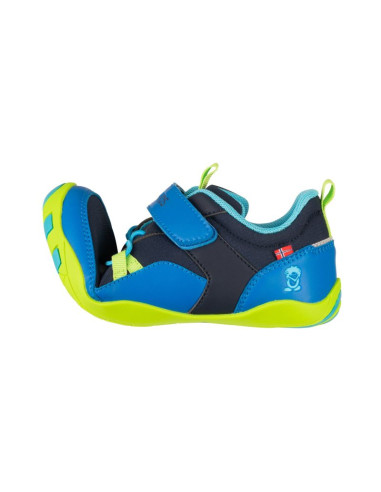 Buty trollkids skaland barefoot hiker marynarski/średni niebieski/zielony żmijowy