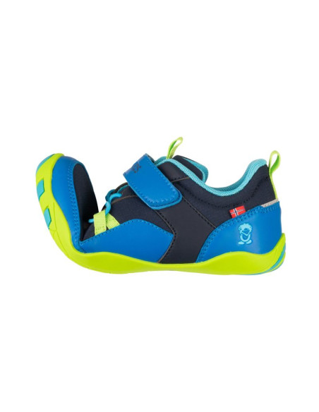 Buty trollkids skaland barefoot hiker marynarski/średni niebieski/zielony żmijowy