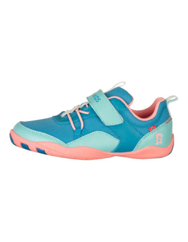 Buty trollkids skaland barefoot hiker niebieski portowy/mgła akwamarynowa/różowy piwonia