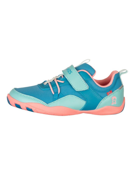 Buty trollkids skaland barefoot hiker niebieski portowy/mgła akwamarynowa/różowy piwonia