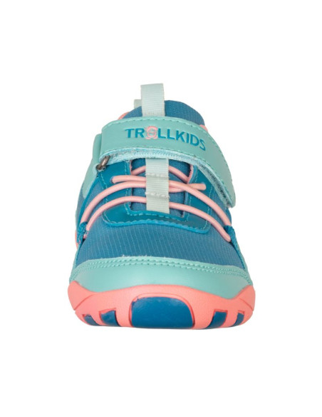 Buty trollkids skaland barefoot hiker niebieski portowy/mgła akwamarynowa/różowy piwonia