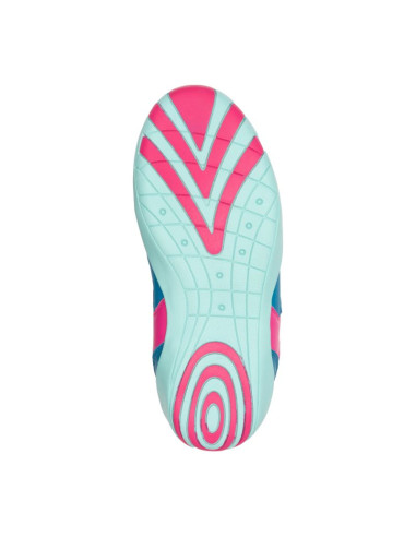 Buty trollkids skaland barefoot hiker jaskrawy różowy/niebieski portowy/mgła akwamarynowa