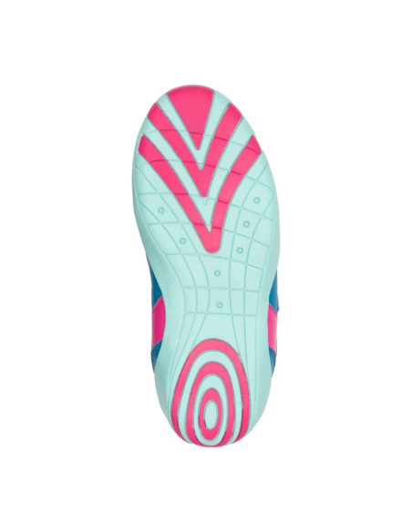 Buty trollkids skaland barefoot hiker jaskrawy różowy/niebieski portowy/mgła akwamarynowa