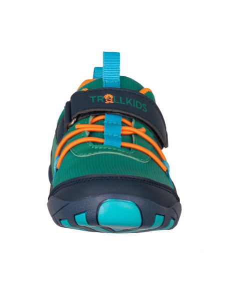 Buty trollkids skaland barefoot hiker zielony morski/niebieski madeirowski/zachód słońca na saharze