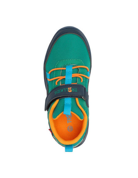 Buty trollkids skaland barefoot hiker zielony morski/niebieski madeirowski/zachód słońca na saharze