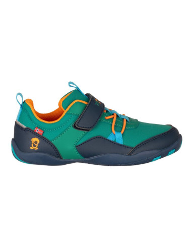 Buty trollkids skaland barefoot hiker zielony morski/niebieski madeirowski/zachód słońca na saharze