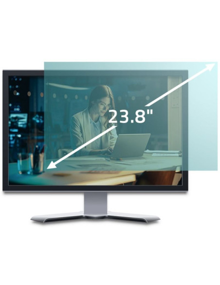 Qoltec filtr światła niebieskiego 23.8" | 16:9 | ochrona wzroku | anti glare | matowy | na monitor