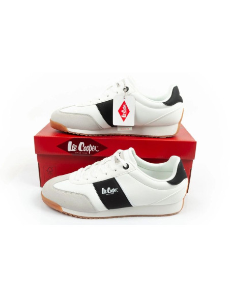 Lee cooper buty sportowe sneakersy męskie modne wygodne białe