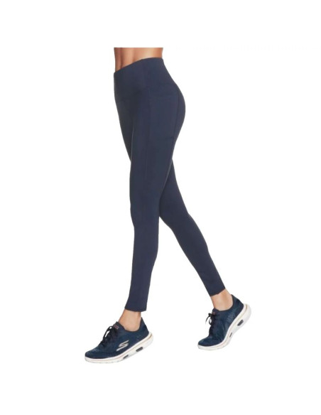 Skechers go walk high waisted legging w03lg30b-nvy granatowe l