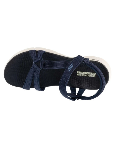 Skechers go walk flex sandal - sublime 141451-nvy granatowe 36