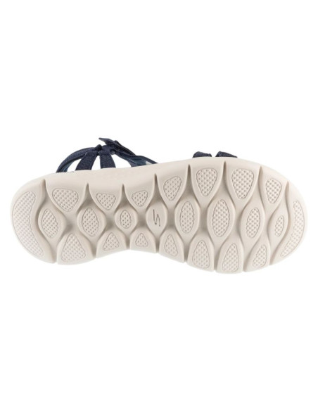 Skechers go walk flex sandal - sublime 141451-nvy granatowe 36