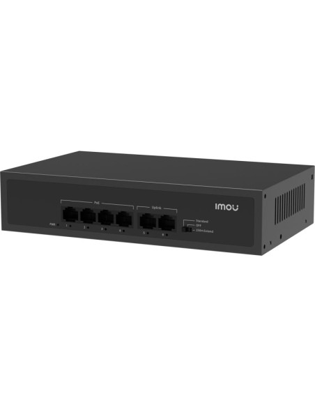 Switch imou sf106p 6-portowy 4x poe 2x uplink