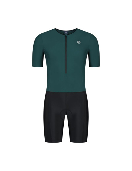 Rogelli triathlon k/r florida czarno-zielona m