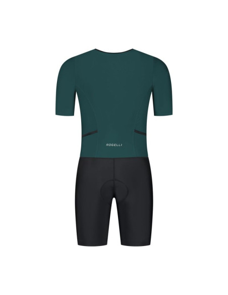 Rogelli triathlon k/r florida czarno-zielona m