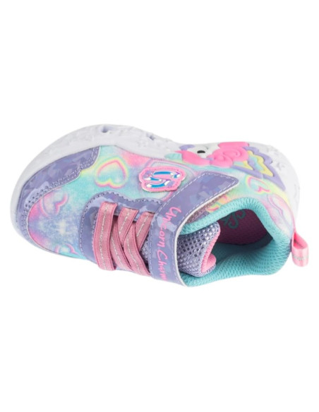 Skechers unicorn charmer - lil heart sparkles 303064n-lvmt fioletowe 21