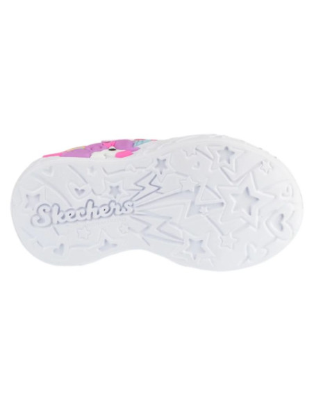 Skechers unicorn charmer - lil heart sparkles 303064n-pkmt różowe 21