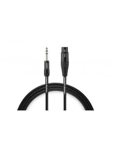 Warm audio prem-xlrf-trsm-3 kabel audio 0,9 m xlr 6.35mm trs czarny