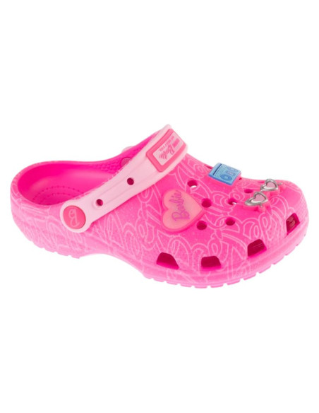 Crocs classic mattel pink barbie clog k 211406-90h różowe 28/29
